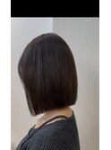 【イメージチェンジにはもってこい切りっぱなしボブ】