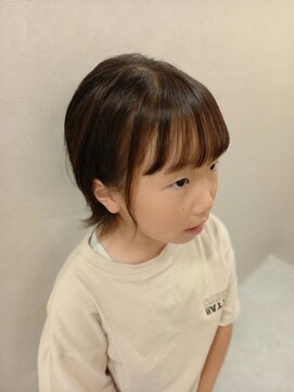 カルフールロコ キョウゴク八潮店(Carrefour LOCO) 【キッズカット】女の子ショート涼しげサマースタイル!