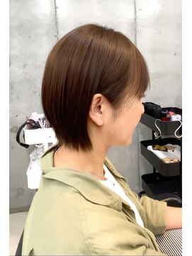 ラフ 立川(Laff) ショート/ショートボブ/顔まわり/丸み/縮毛矯正/白髪ぼかし/立川