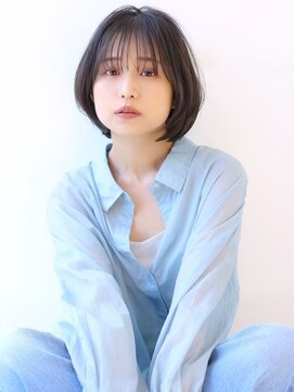 オーロ 塚口店(ORO) 内巻きショートボブスタイル