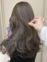 パークレーン アイス イヴェン(park lane ICI yeven)&nbsp;ブリーチなしダブルカラーミルクティーグレージュ　/akari