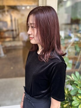 モク 神戸元町店(MOK) ミディアムレッドブラウン