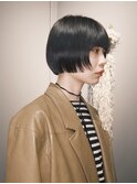 【松井隆人】ミニマルラインボブ ミニボブ 前髪あり 
