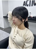 顔周りカット