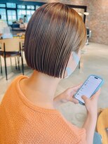 オーガニック アトリエ 大宮(organic+atelier)&nbsp;20代30代40代ミニボブショコラアッシュ透明感小顔ブリーチなし