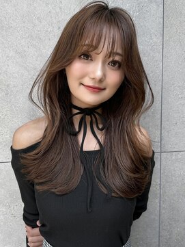 ロンド アンブル 四条烏丸(Lond ambre) 平野実花/くびれ/レイヤーカット/髪質改善/ブラウン/カラー