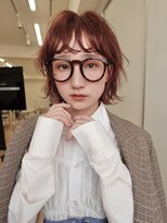 ディッセンバー 渋谷(December)&nbsp;オレンジブラウン/ボブ/ブリーチなしダブルカラー