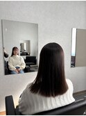 アッシュカラー／髪質改善/似合わせカット