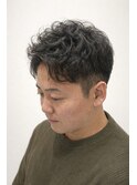 メンズ　理容室　パーマ　ニュアンスパーマ　濡れパン