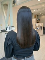 デイジー(Daisy) レイヤーなしロング髪質改善カラー髪質改善トリートメント艶*5