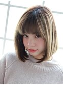 スモーキーアッシュ/アッシュベージュ/ブリーチなしダブルカラー