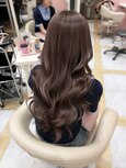 ブリーチありラベンダーグレージュ