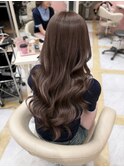 ブリーチありラベンダーグレージュ