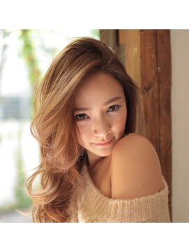 ジゼル(GiseL) ハイベージュ＋かきあげバング