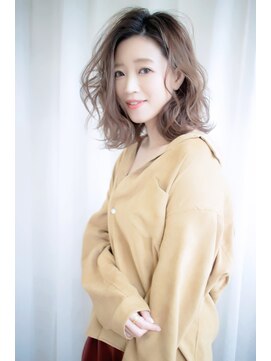 トータルビューティーサロン プリエ(prier) トータルビューティーサロンprier 大人のふんわりウェーブ