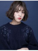 内巻きニュアンスボブ