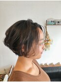 前下がりショートボブ