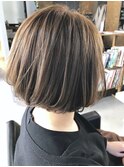 透け感ベージュボブ【恵比寿】