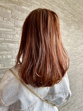 エムスラッシュ たまプラーザ(M.SLASH) 【mslash榛村】女性らしさ抜群なピンクベージュ