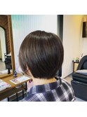 襟元スッキリボブ