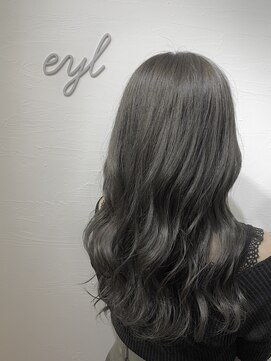 エイル 西梅田(eyl) 艶髪キレイ × 大人暗髪グレージュ