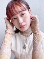 アルバム 銀座(ALBUM GINZA)&nbsp;外ハネボブ_マロンベージュAラインボブ_28547