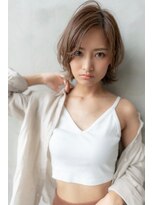 オースティン 流山おおたかの森(AUSTIN)&nbsp;大人かわいい前髪セシルカットココアブラウンフリンジウェーブ