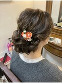 ふわっとシニヨン