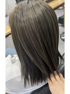 ウェイビー 桜木町店(WAVY) 【ブリーチあり】ハイライトアッシュグレーカラー