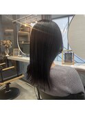 【安田汐里】秋冬におすすめ暗め透明感カラー◎