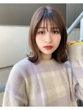 エマ ギンザ(EMMA GINZA) レイヤーミディ シースルーバング