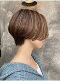 大人デザインカラー☆ハンサムショート