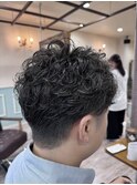 ビジネスショート/ハードパーマ