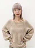 幻想的な透明感　プラチナボブ　寺沢　颯