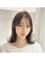 IJK 表参道&nbsp;透け感スタイル【髪質改善ストレート＋ケアカラー】