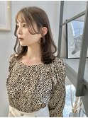 韓国ヘア似合わせレイヤーカット前髪顔周りカット大人美人