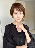 イメチェン/ホワイトブロンド/外ハネボブ/美髪/大船