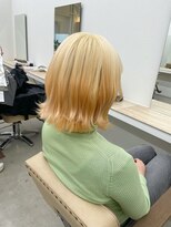 ニュート(Neut )&nbsp;ケアブリーチ抜きっぱなし/ハイトーンカラー/ミディアムブロンド