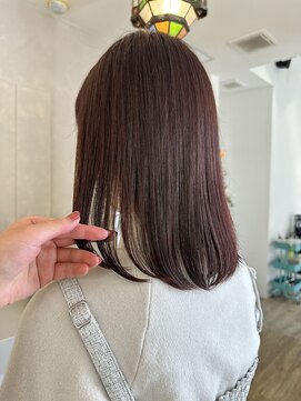 ジュエ ヘアー デザイン(Jue hair design) ナチュラルピンクラベンダーカラー