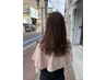【髪質改善】似合わせカット＋AI透明感カラー＋髪質改善超音波TR付き￥12,500