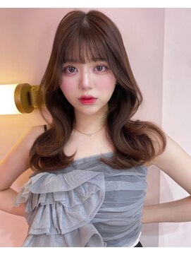 ボタン シブヤ(VOTAN SHIBUYA) ラベンダー/グレージュ/韓国ヘア/渋谷/レイヤー/顔まわり