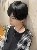 メンズストレートマッシュ