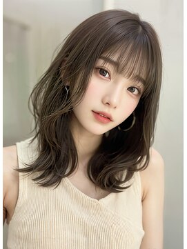 オリジンズヘアーセカンド 守谷店(Origins hair 2nd) カーキ系ブラウン×BYKARTE TR