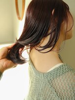 ファブ(fab.) ワインレッドXツヤ髪