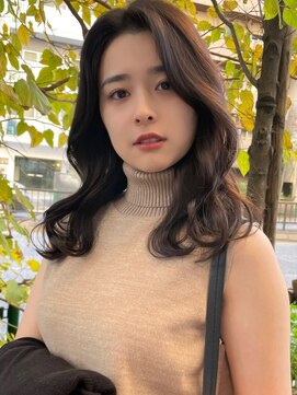 トリコ ショップアンドヘアサロン(tricot shop hair salon) 大人ミディアムロング　うっとり◎マロンブラウン