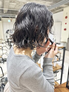 アモレット 天文館店(amoretto) 【mai】#ボブ#ニュアンスパーマ