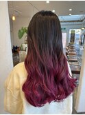 グラデーションピンク