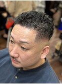 極道パーマ/スキンフェード/バーバースタイル/ビジネス短髪
