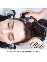 【 .°＊ 世界中を幸せにする美容ブランドReFa ＊°.】正規加盟店につき施術中は、ReFaで贅沢ケア‥☆