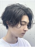 仙台シャドウパーマセンターパートツイストスパイラルパーマ